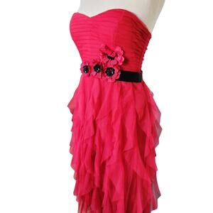 Y2K Tulle RED party ballroom dress ASO in Blake GOSSIP GIRL SZ6
